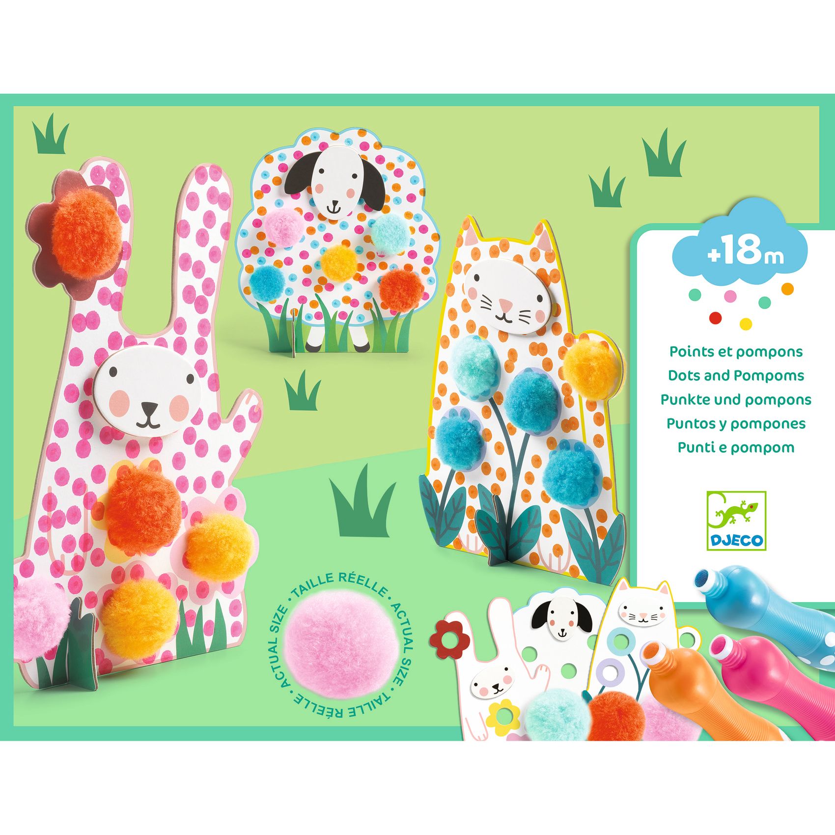 Coffret de coloriage et de motricité fine Dans l'herbe