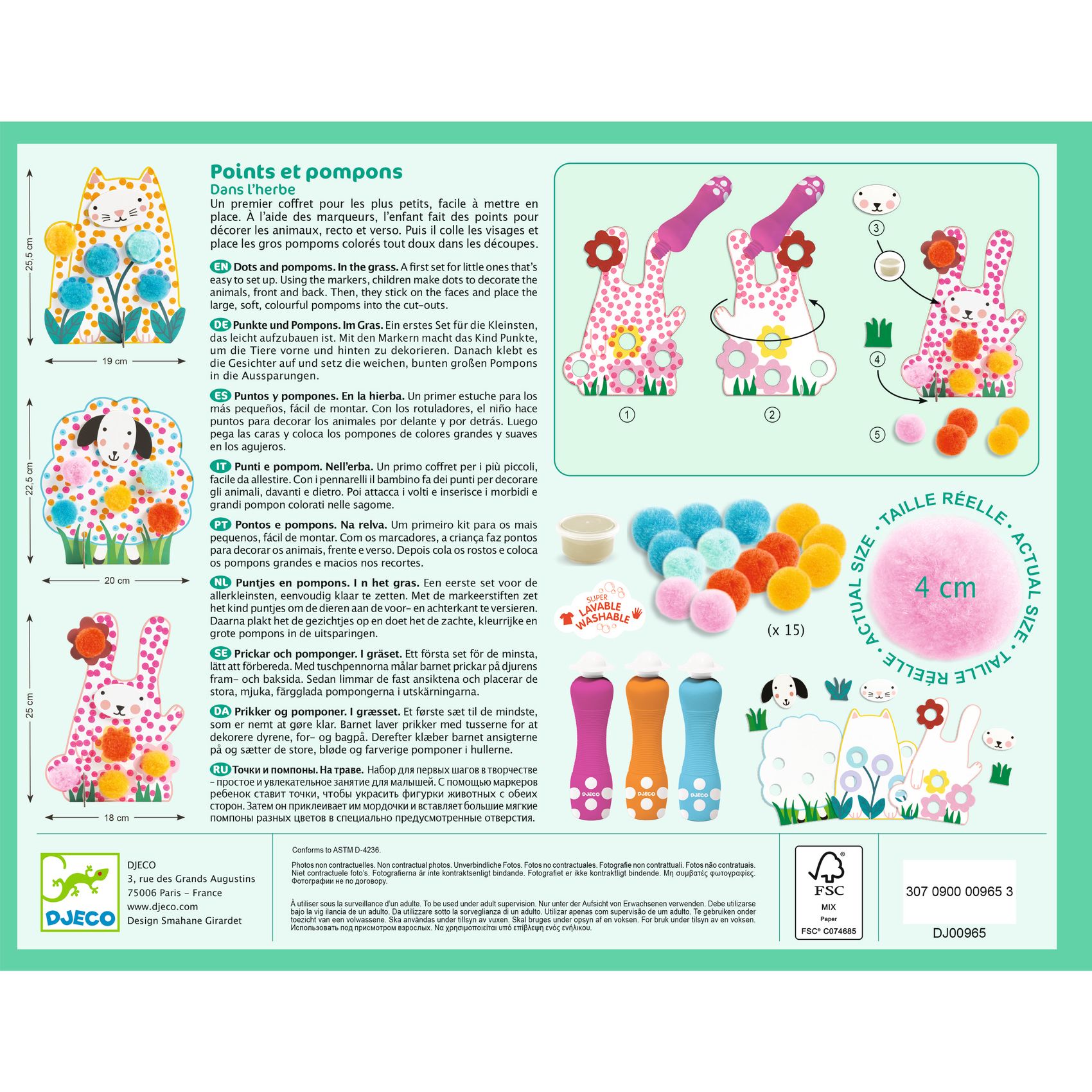 Coffret de coloriage et de motricité fine Dans l'herbe – Image 6