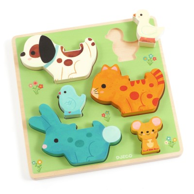 Puzzle en bois Puzz & Play Friends – Image 2
