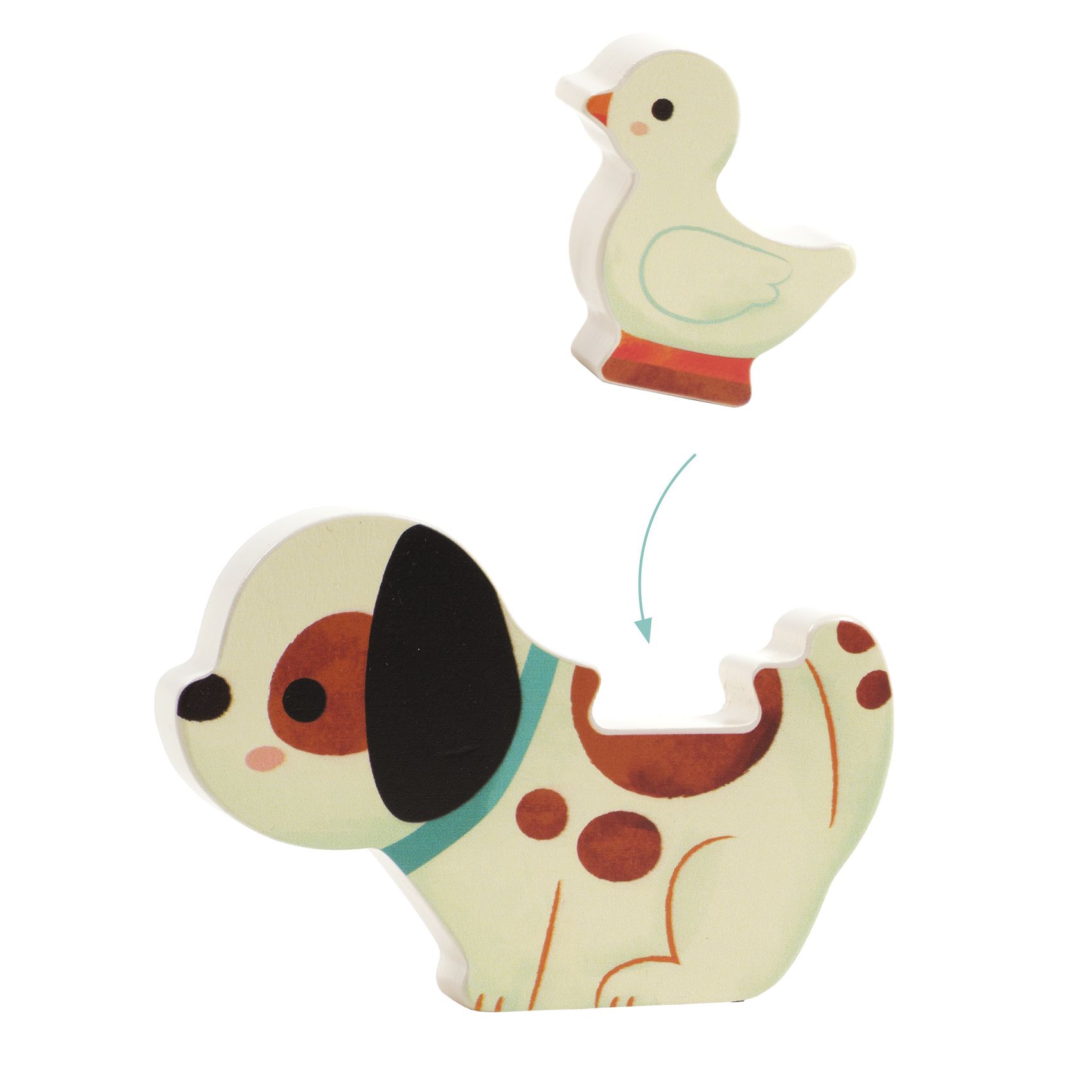 Puzzle en bois Puzz & Play Friends – Image 3