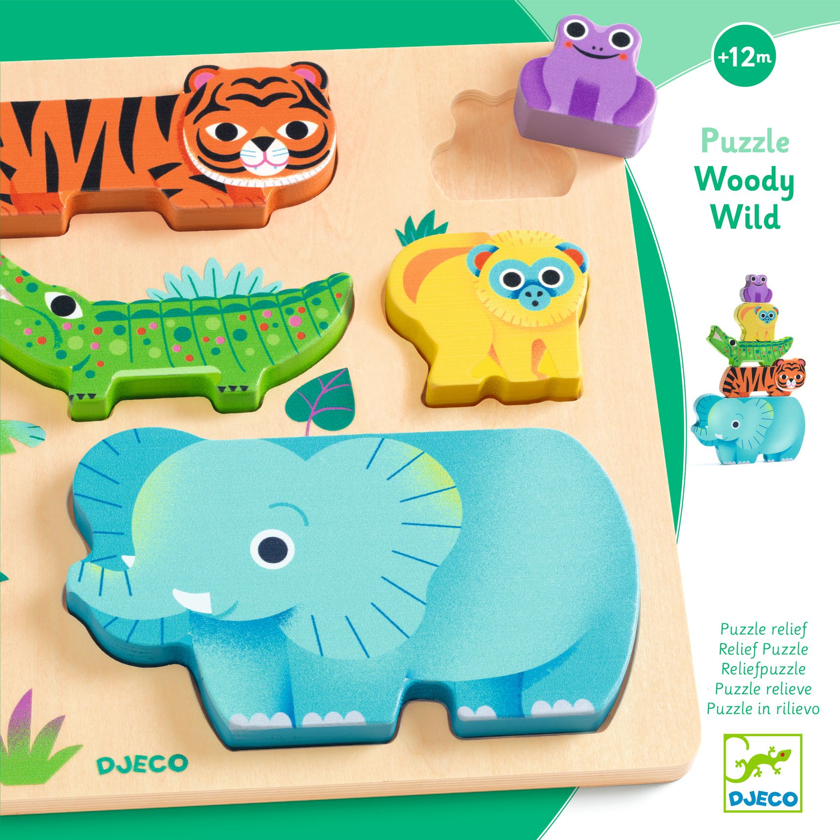 Puzzle en bois WoodyWild