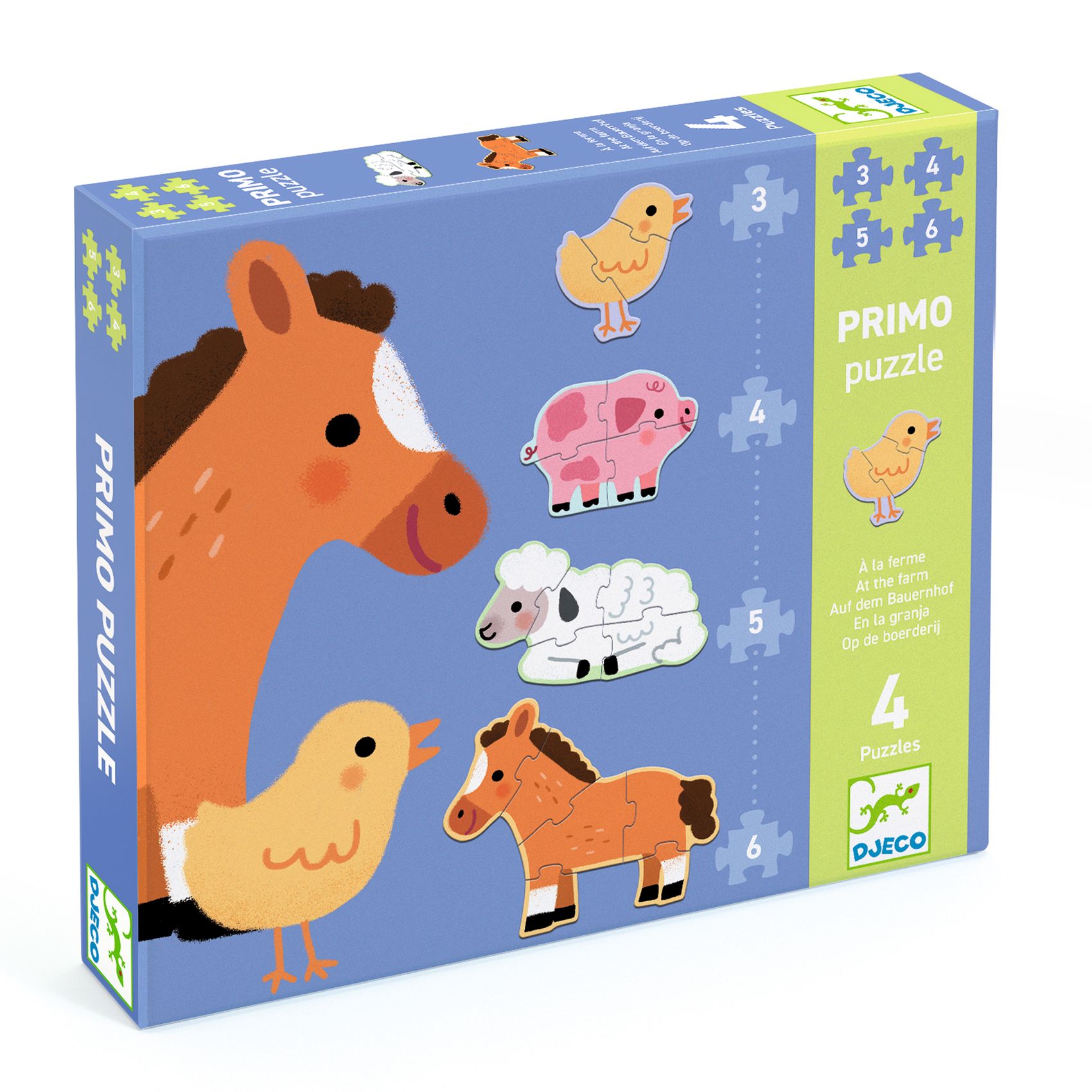 uzzles Primo À la ferme 3, 4, 5 et 6 pièces – Image 2