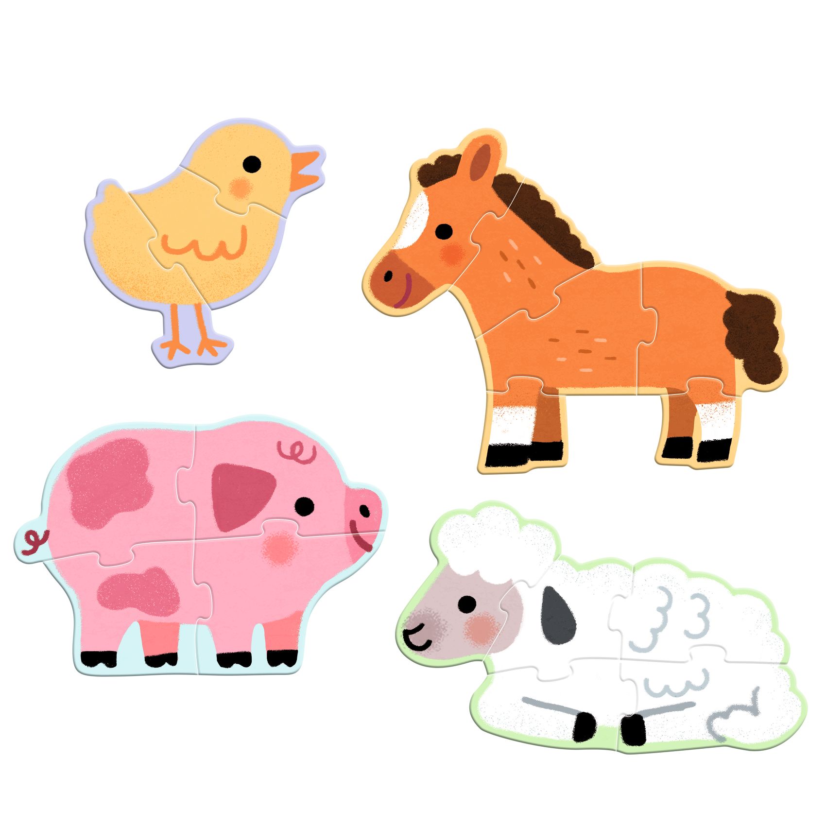 uzzles Primo À la ferme 3, 4, 5 et 6 pièces – Image 4