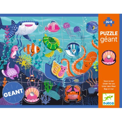 Puzzle Géant Sous la mer 24 + 8 pcs