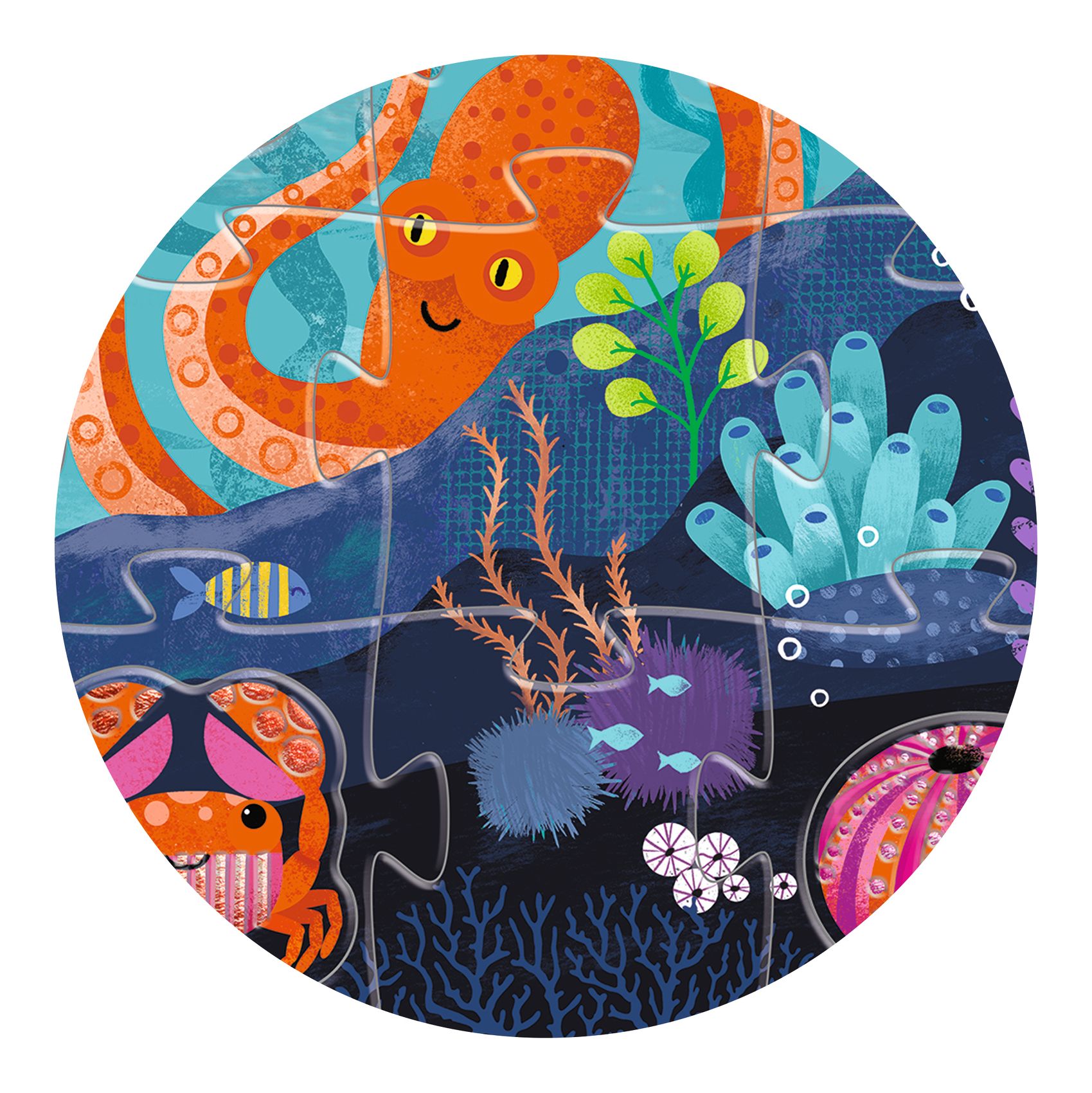 Puzzle Géant Sous la mer 24 + 8 pcs – Image 5