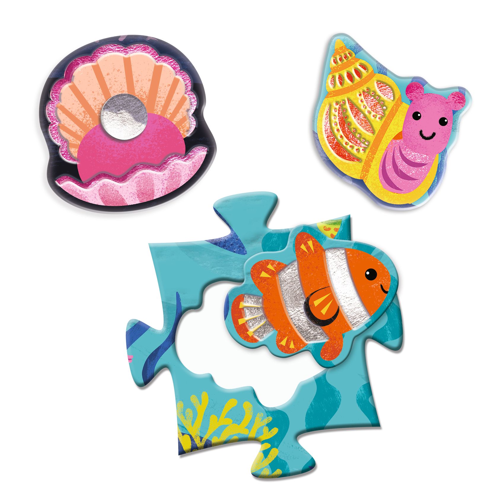 Puzzle Géant Sous la mer 24 + 8 pcs – Image 6