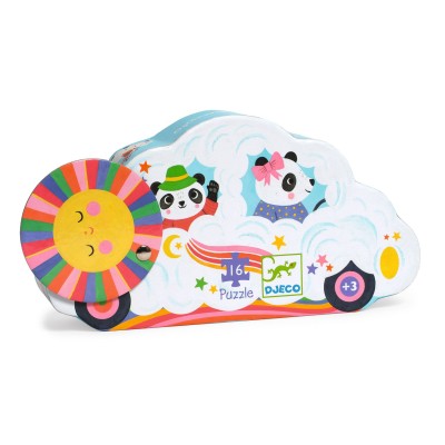 PUZZLE VOITURE NUAGE 16 PCS