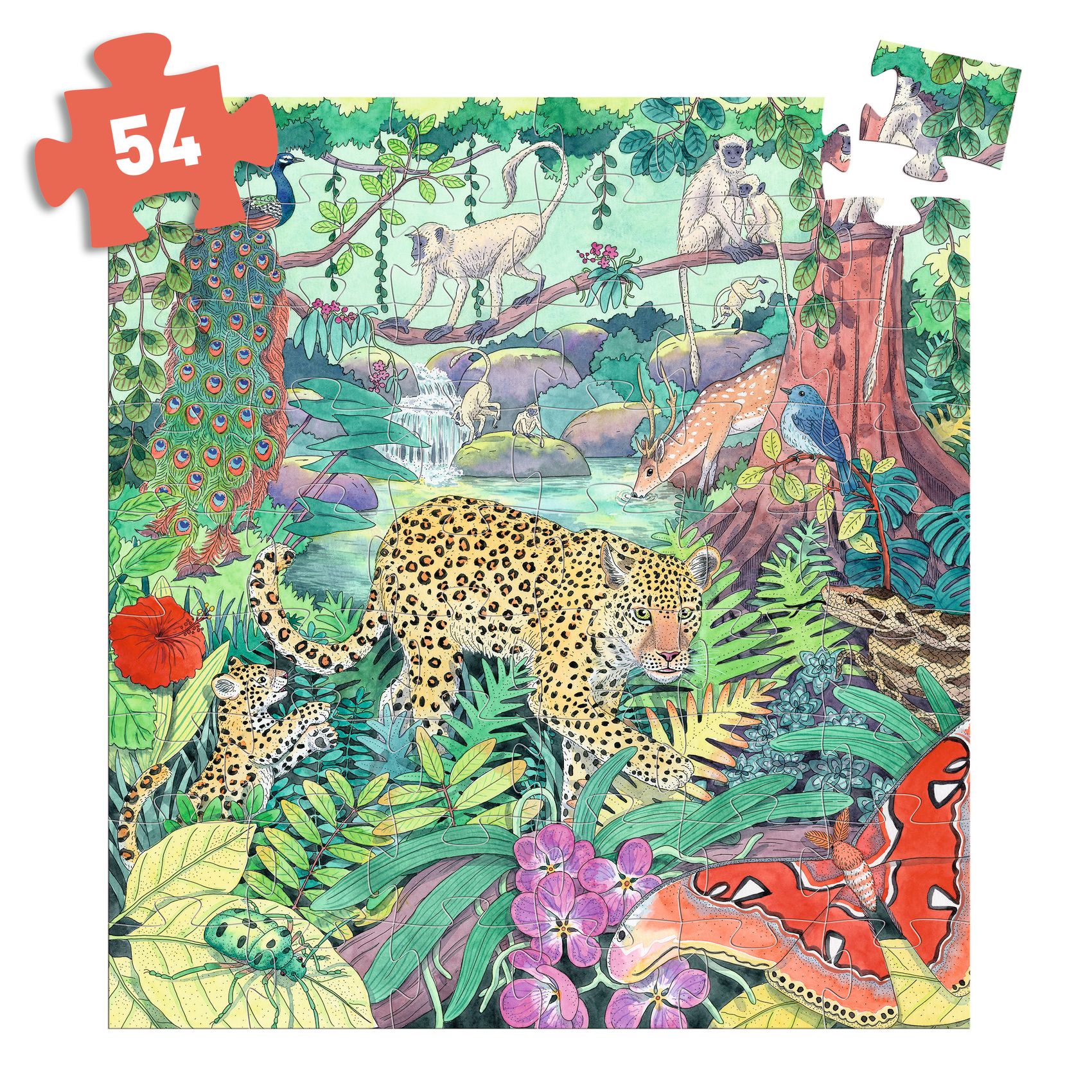Puzzle Jungle indienne 54 pcs – Image 3