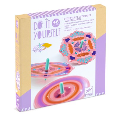 DIY 12 toupies à personnaliser Flower Power – Image 2