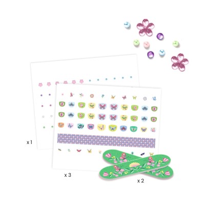 120 STICKERS POUR ONGLES PAPILLONS DE PRINTEMPS – Image 3