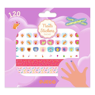 120 STICKERS POUR ONGLES Joyeux Anniversaire