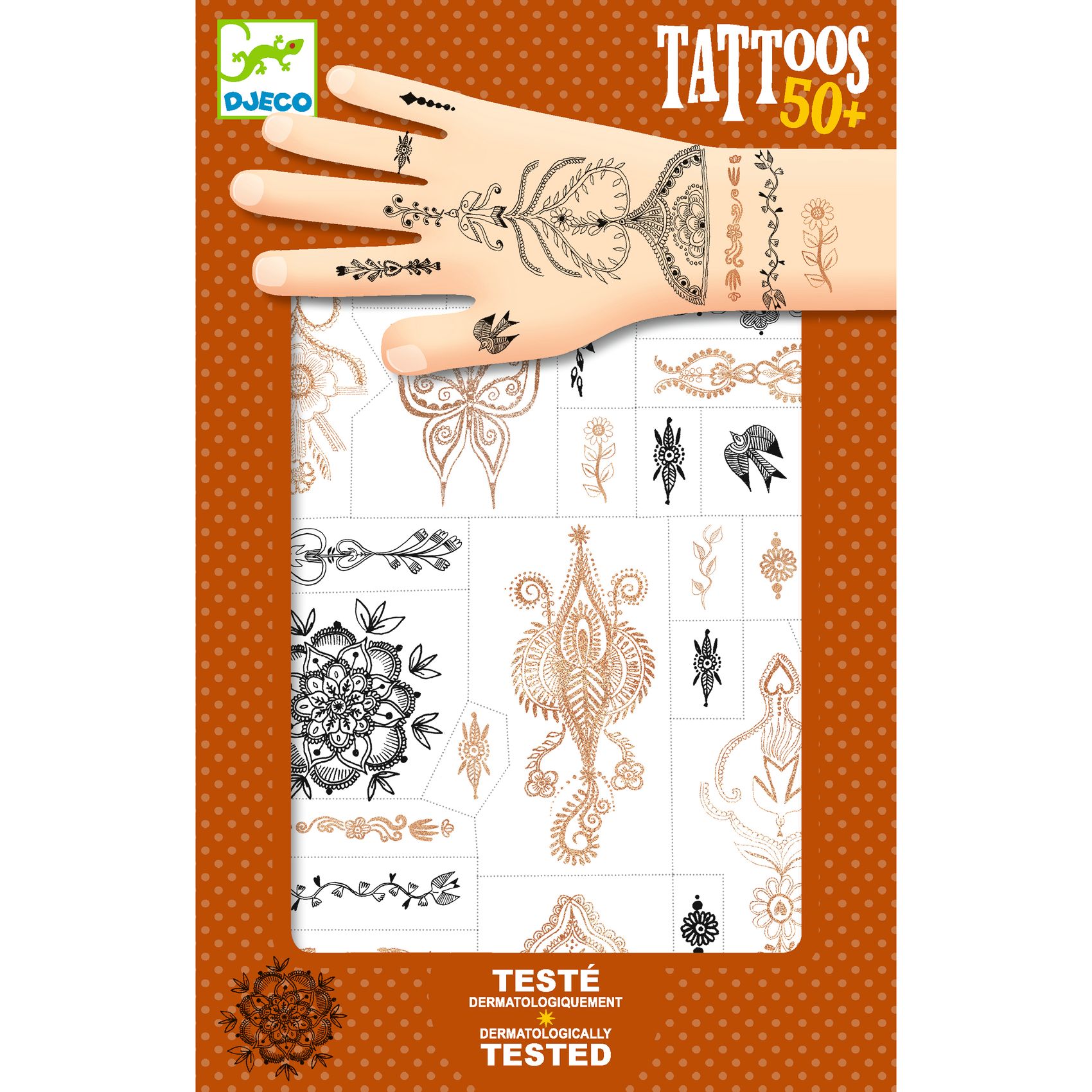 Tatouages éphémères Souffle d'Orient