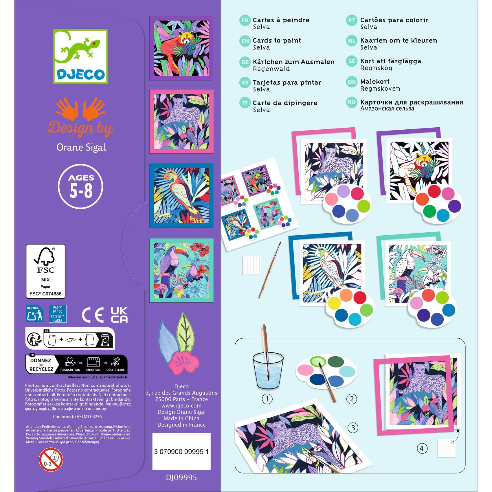 Cartes peinture magique Selva – Image 5