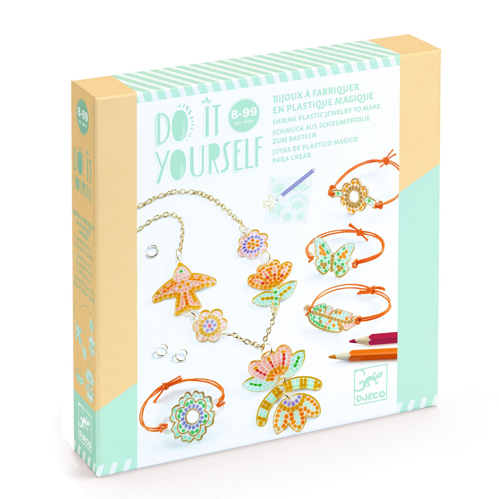 DIY kit bijoux à fabriquer Plume et Lotus – Image 2